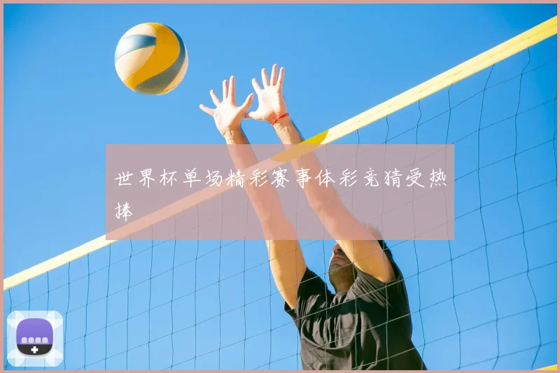 世界杯单场精彩赛事体彩竞猜受热捧